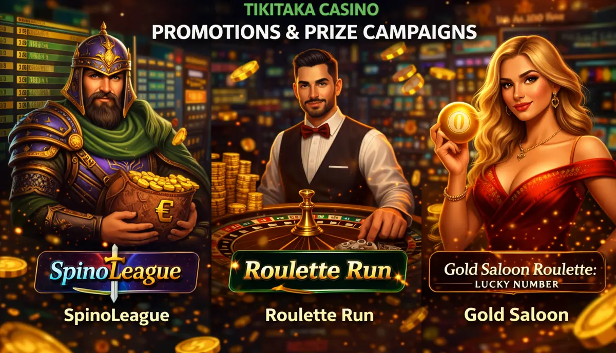 Tikitaka Casino Promotionen Turniere Leaderboard-Aktionen